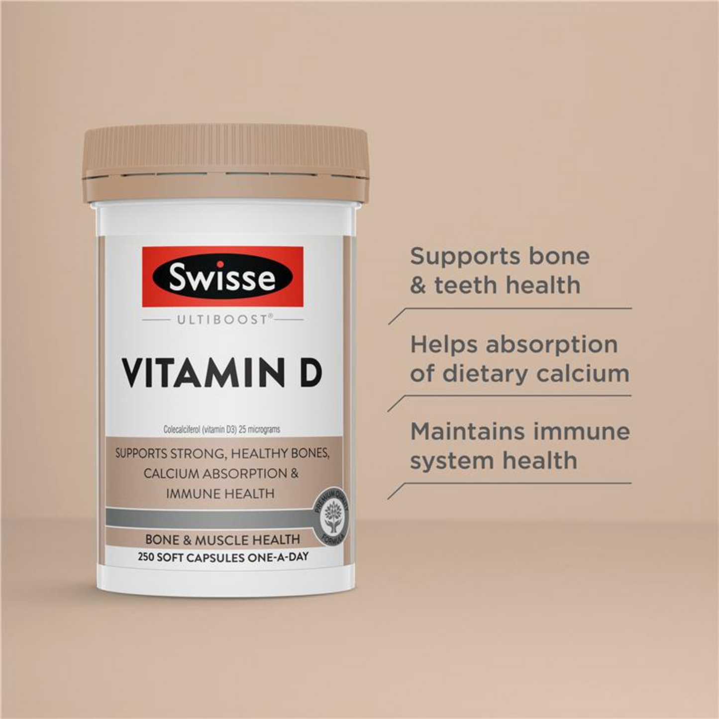 Swisse Ultiboost Vitamin D Supports Bone & Teeth premium formula support healthy muscle relieve strong health Best imported Australian authentic low price in bd