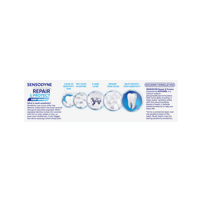 Sensodyne Deep Repair & Protect Toothpaste mint Sensitive Teeth harbel charcol Best genuine real imported Australia premium safe health dental cheap price in bd