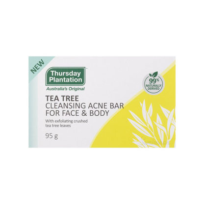 Thursday Plantation Tea Tree Cleansing Acne Bar Face Body soap pimple bacterial Best import original Brand protect genuine care premium Australia low price bd 