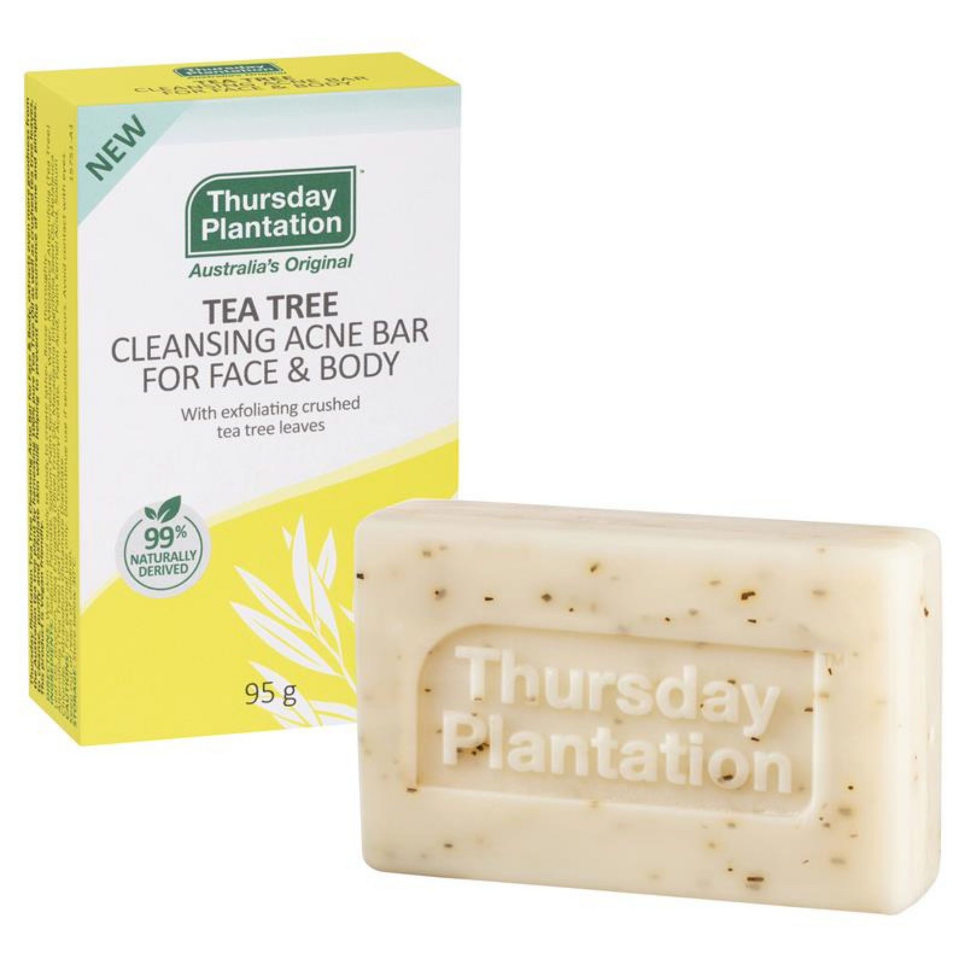 Thursday Plantation Tea Tree Cleansing Acne Bar Face Body soap pimple bacterial Best import original Brand protect genuine care premium Australia low price bd 