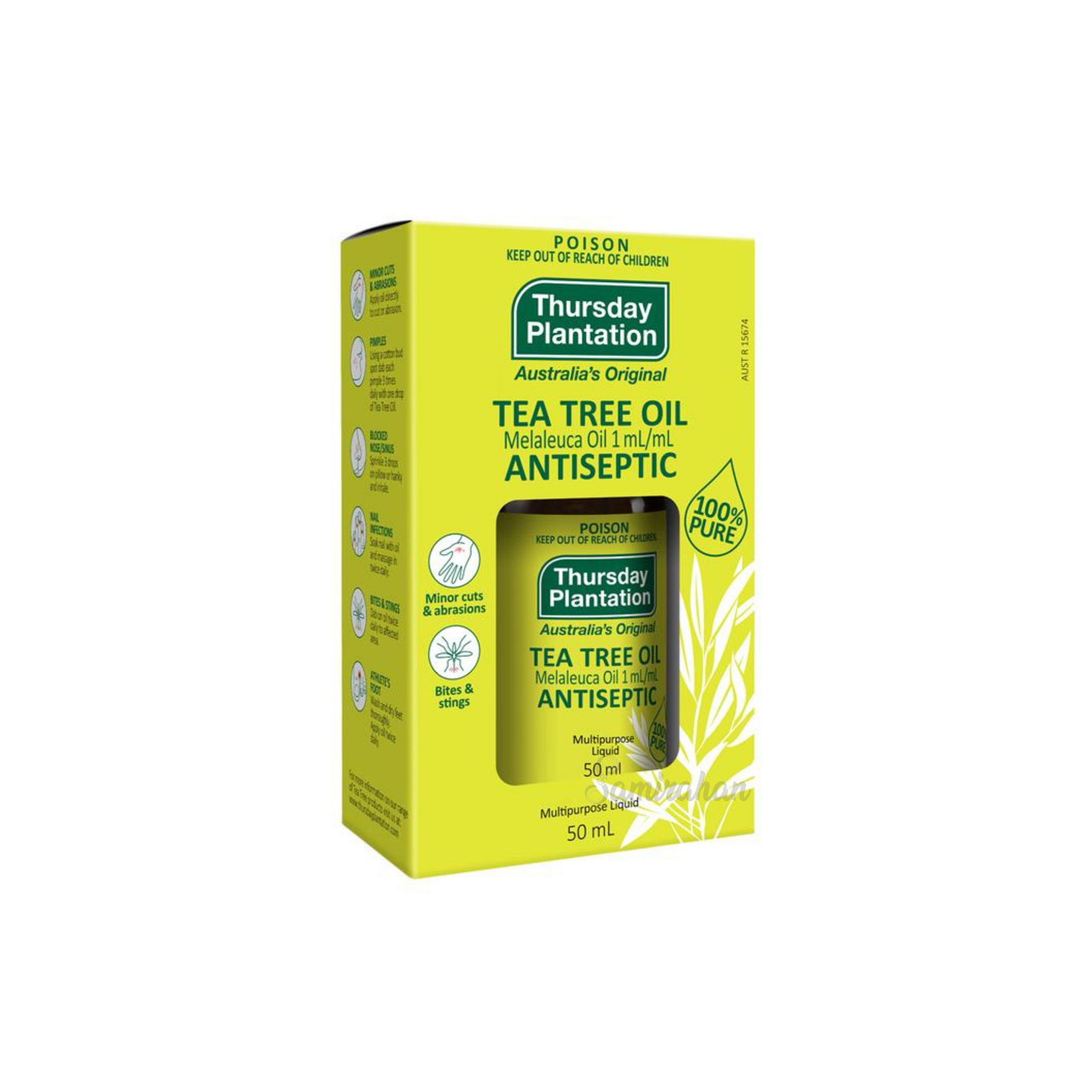 Thursday Plantation 100% Pure Tea Tree Oil natural antiseptic bacteria clean protects skin fungal infection Best import premium herbal essential low price in bd