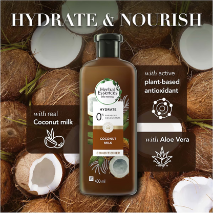 Herbal Essences Bio Renew Coconut Milk Conditioner sale dry damage hair moisture Best Australia import real original dust care fall healthy discount price Dhaka