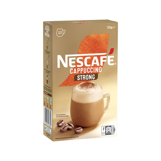 Nescafe Strong Cappuccino Coffee makes daily creamy simply smooth Robusta Tired blond Best authentic foreign import premium Australian low price in Dhaka bd 