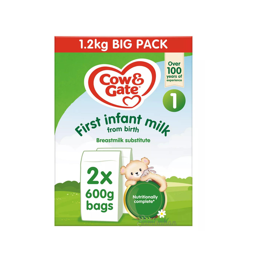 Cow & Gate Stage 1 First Infant Baby Milk Powder Birth Big Pack nutrition premium Halal best imported UK British cow quality safe health feed food low price bd