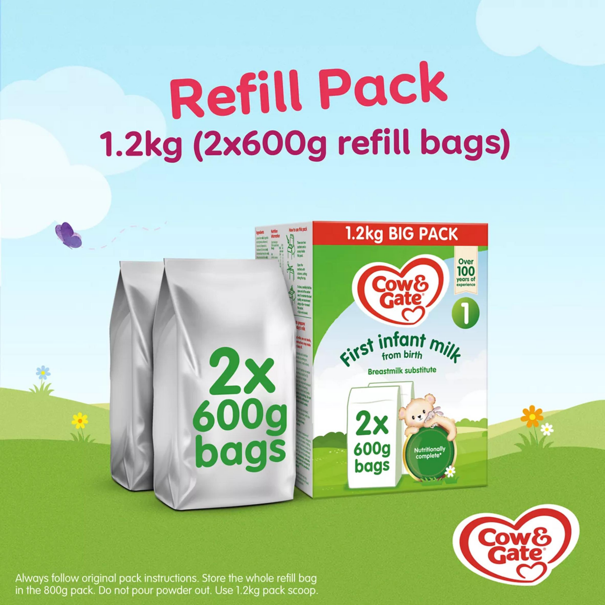 Cow & Gate Stage 1 First Infant Baby Milk Powder Birth Big Pack nutrition premium Halal best imported UK British cow quality safe health feed food low price bd