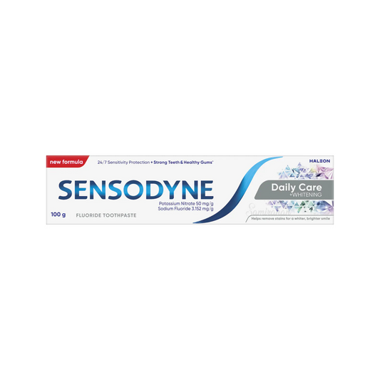 Sensodyne Daily Care Whitening Toothpaste Sensitive Teeth pain gum enamel yellow Best imported foreign Australia premium quality dentist white cheap price in bd