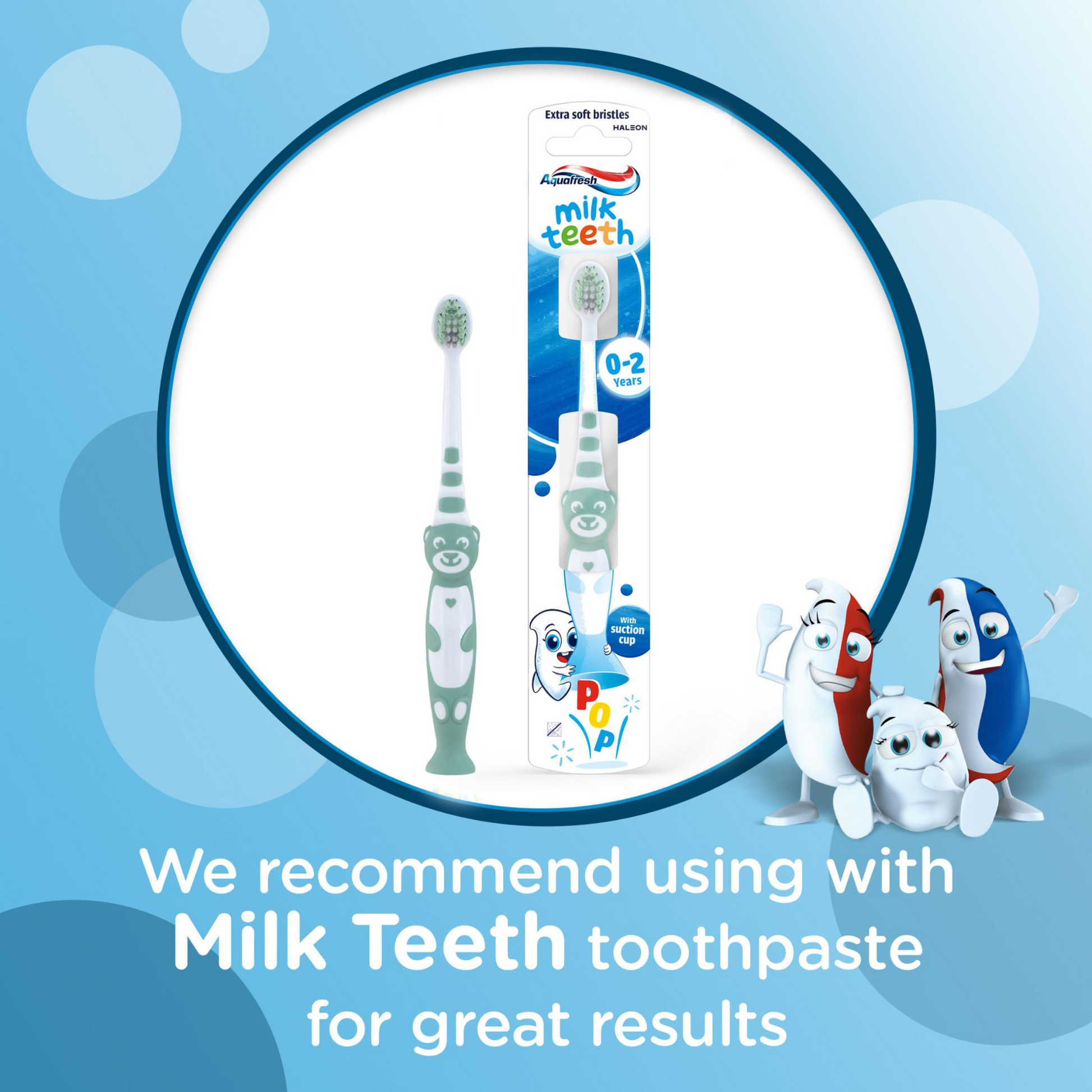 Aquafresh Milk Teeth Gum Friendly Kids Toothbrush 0-2 Years baby teeth fallen Best original imported uk Australian premium dentalcare health cheap price in BD