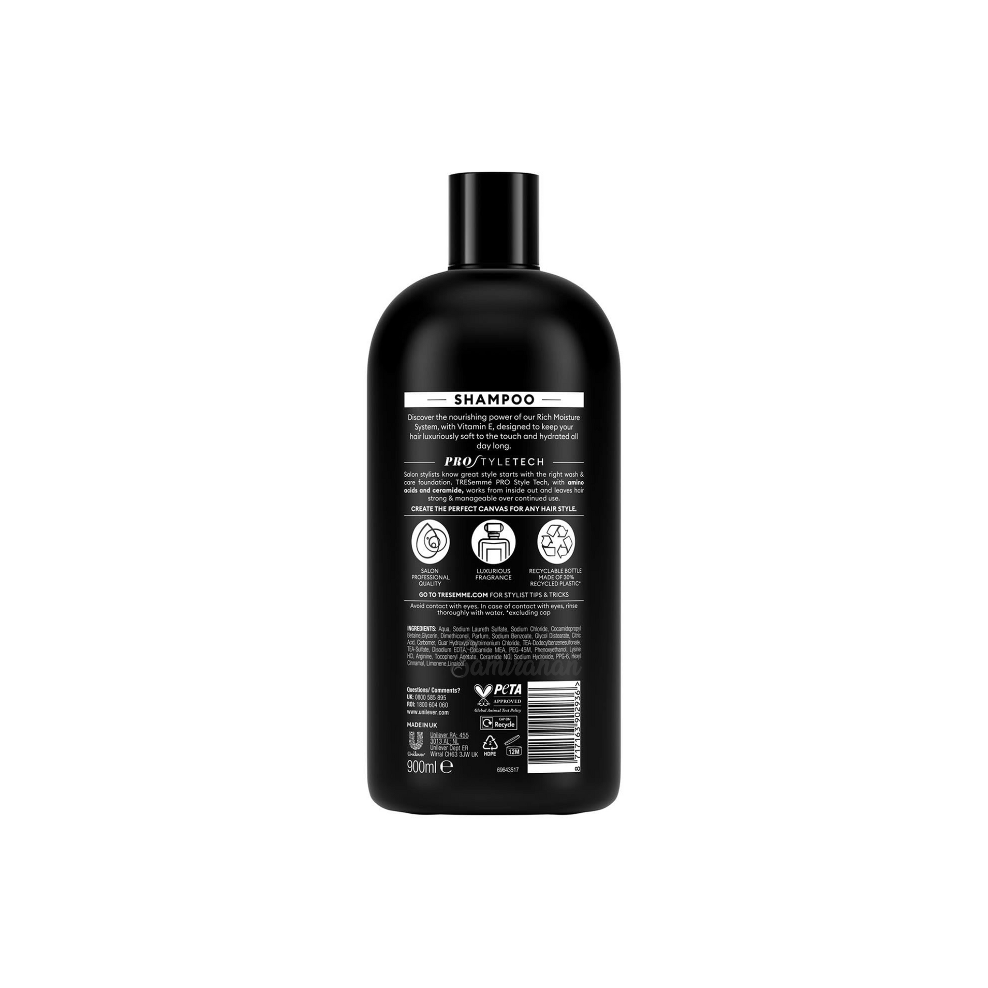 Tresemme Moisture Rich Shampoo Vitamin E keratin Best fine healthy growth shine foreign dandruff genuine authentic imported loss damage sculp low price BD Dhaka