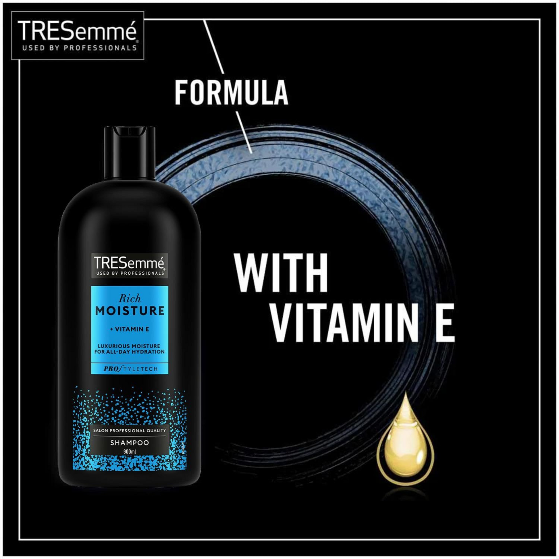 Tresemme Moisture Rich Shampoo Vitamin E keratin Best fine healthy growth shine foreign dandruff genuine authentic imported loss damage sculp low price BD Dhaka