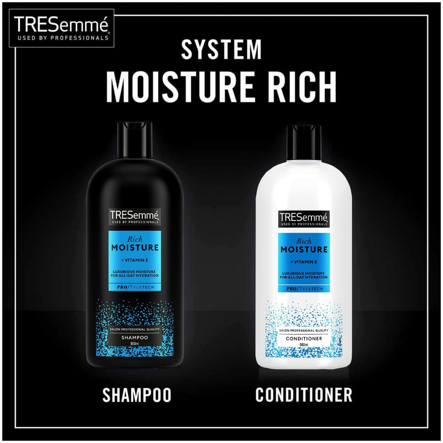 Tresemme Moisture Rich Shampoo Vitamin E keratin Best fine healthy growth shine foreign dandruff genuine authentic imported loss damage sculp low price BD Dhaka