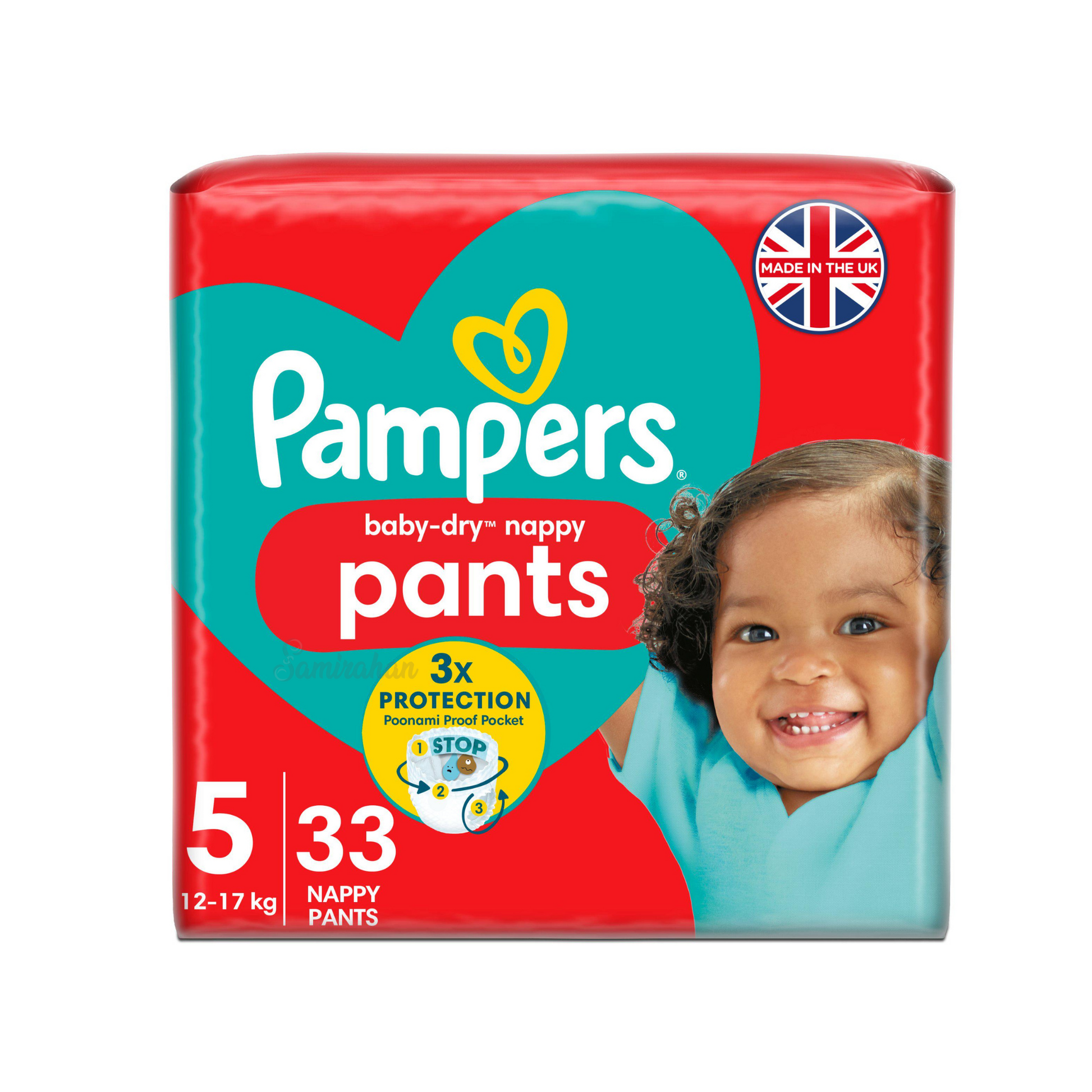 Pampers 3X Protection Baby Dry Nappy Pants 6 Size 14-19kg protection dry comfort 12hrs Easy Fit soft secure Best genuine Australian uk baby diaper low price bd
