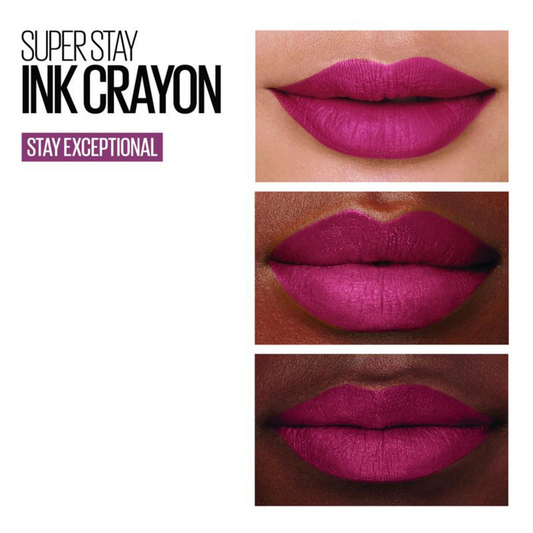 Maybelline Superstay Ink Crayon 8hr Matte Lipstick long lasting full coverage import Best original brand genuine Australia beauty makeup style low price in bd