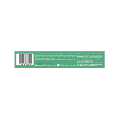 oral health Grants Mild Mint Toothpaste Aloe Vera and natural herbs, it soothes sensitive gums smile gums strong teeth medicine care dental premium low price bd