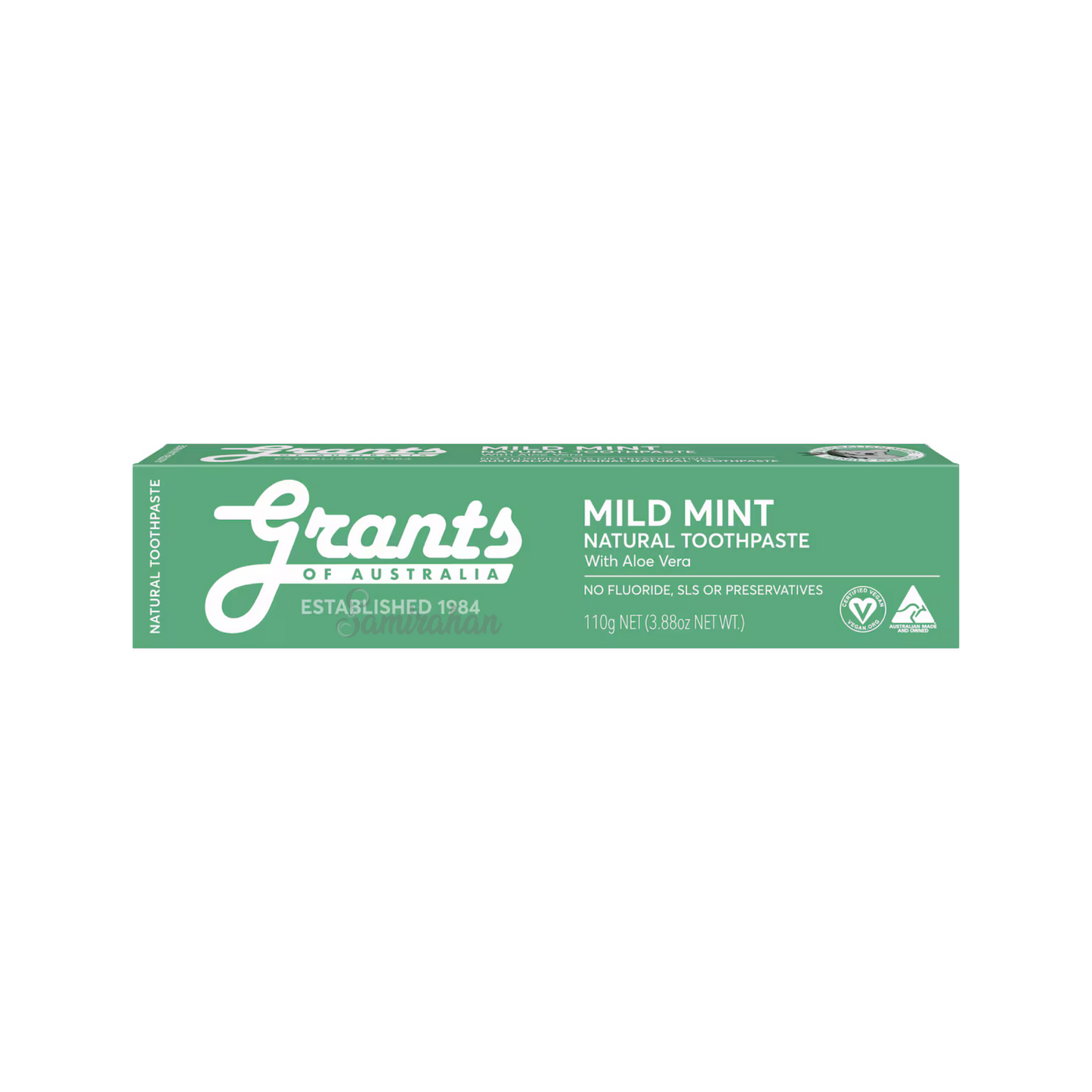 oral health Grants Mild Mint Toothpaste Aloe Vera and natural herbs, it soothes sensitive gums smile gums strong teeth medicine care dental premium low price bd