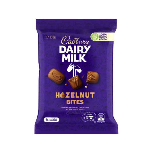 Cadbury Dairy Milk  Hazelnut Bites Chocolate Snack family sweet Butter Halal import Australia genuine premium sweets candy Gift Marriage Original Cheap price bd