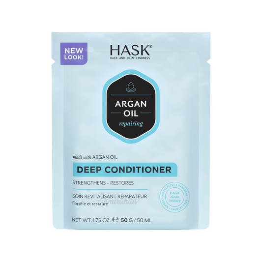 HASK Argan Oil Repair Deep Conditioner premium shine glow damage Sachet Best imported foreign haircare quality Clean restores shiny silky Protein cheap price bd