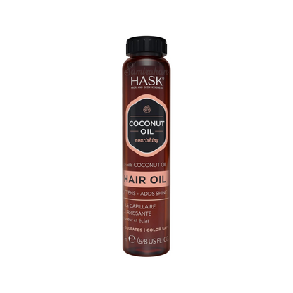 HASK Coconut Nourishing Shine Oil Vial All restore hair Best imported genuine authentic original premium beauty dandruff restore shiny silky cheap price in bd