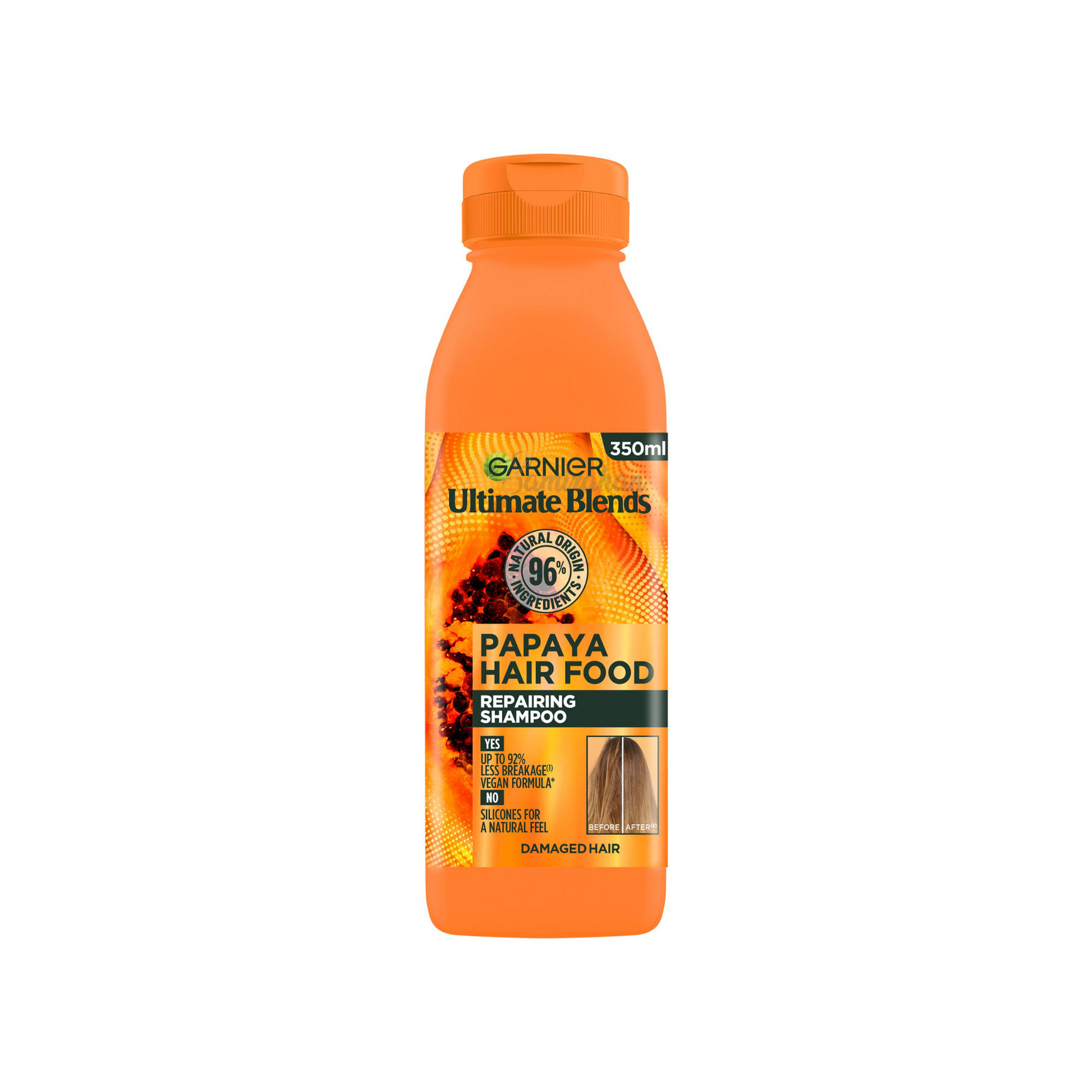 Garnier Ultimate Blends Papaya Hair Food Repairing Shampoo shine Best sculp imported original protect genuine damage dandruff care premium uk low price bd Dhaka