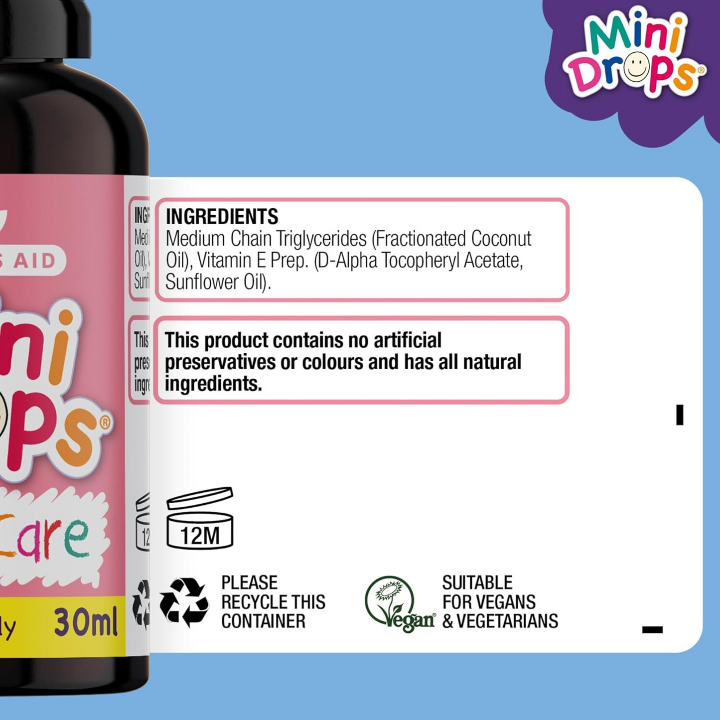 Natures Aid Skincare Oil Drops Spray For Vitamin E Babies children support growth Best Kid imported genuine UK premium health diet baby supplement low price bd