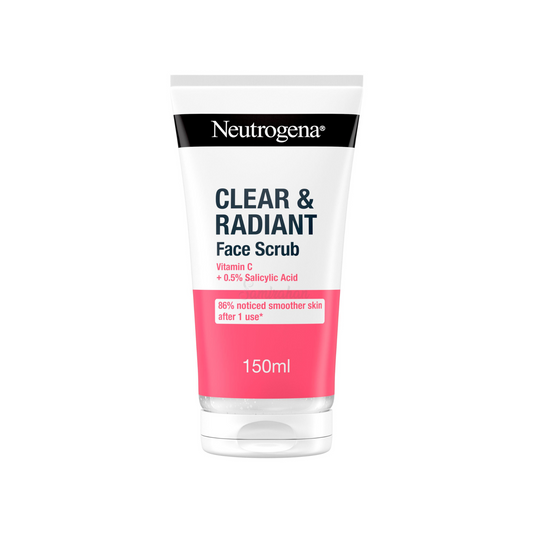 Neutrogena Clear & Radiant Face Scrub With Vitamin C clean glow natural Best dry bright protect import UK authentic genuine skin care soft body low price in BD