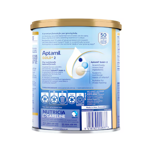 Aptamil Gold+ Stage 2 nutritionally follow-on baby milk formula authentic Australian feeding babies cow breast original organic Best Imported cheap price in bd