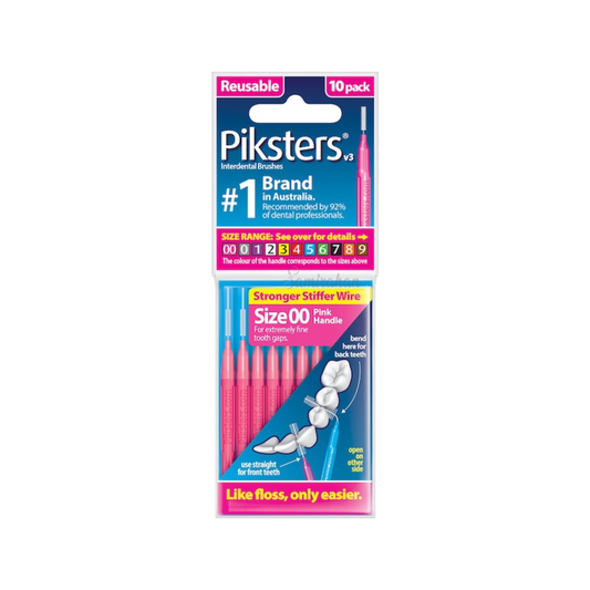 Piksters Reusable Interdental Brush Oral Hygiene Size 00 teeth gum enamel yellow Best import foreign Australian premium quality dentist white cheap price in bd