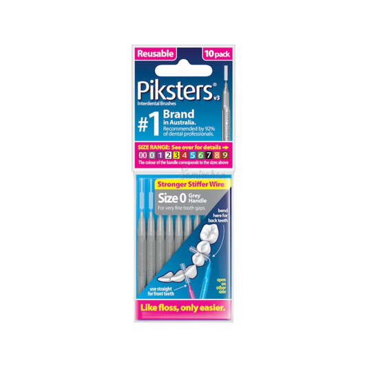 Piksters Reusable Interdental Brushes Oral Hygiene Size 0 pain gum enamel yellow Best import foreign Australian premium quality dentist white cheap price in bd