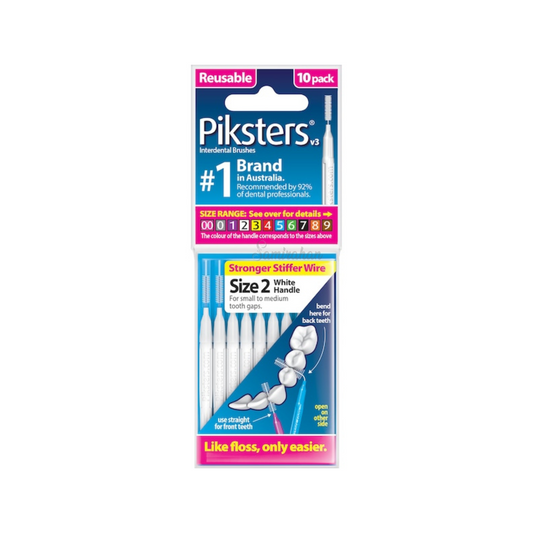 Piksters Reusable Interdental Brush Oral Hygiene Size 2 teeth gum enamel yellow Best import foreign Australian premium quality dentist white cheap price in bd