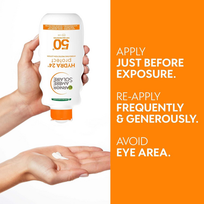 Garnier Ambre Solaire 24H Protect Hydra Lotion Shea Butter sun protect deeply clean Best import UK French genuine facial smooth beauty cosmetic low price in BD