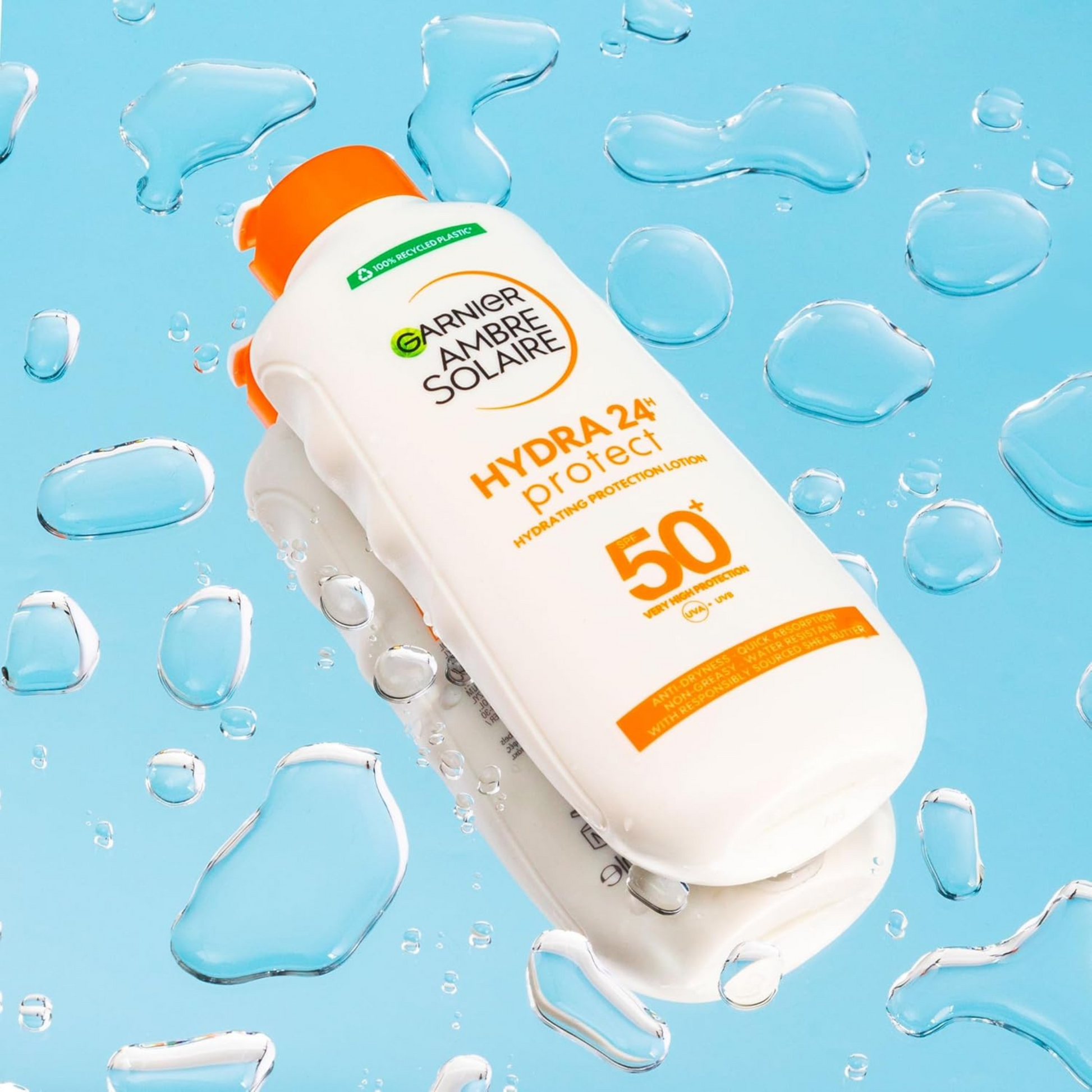 Garnier Ambre Solaire 24H Protect Hydra Lotion Shea Butter sun protect deeply clean Best import UK French genuine facial smooth beauty cosmetic low price in BD