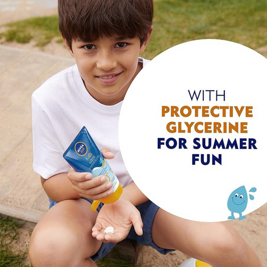 NIVEA Sun Kids Ultra Protect Play SPF 50+ Long Lasting Lotion Spot Cream glow Best import Makeup authentic genuine soft facial brand Australian low price in bd