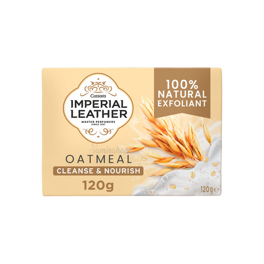 Cussons Imperial Leather Oatmeal Exfoliating Bar Soap scent skin Best import authentic Australia premium brand bath soft natural beauty moisturize low price BD 
