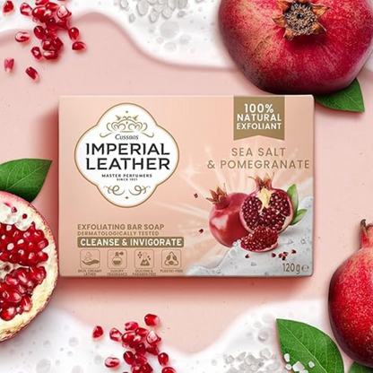 Cussons Imperial Leather Sea Salt Pomegranate Soap scent skin Best import authentic Australia premium brand bathing soft natural beauty moisturize low price BD 