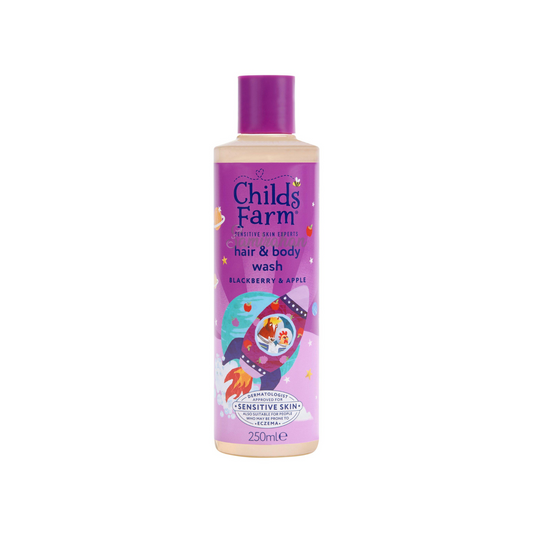 Childs Farm Blackberry Apple Hair Body Wash Kid Baby Sensitive clean revive skin care child soap import Australia genuine authentic premium beauty low price bd