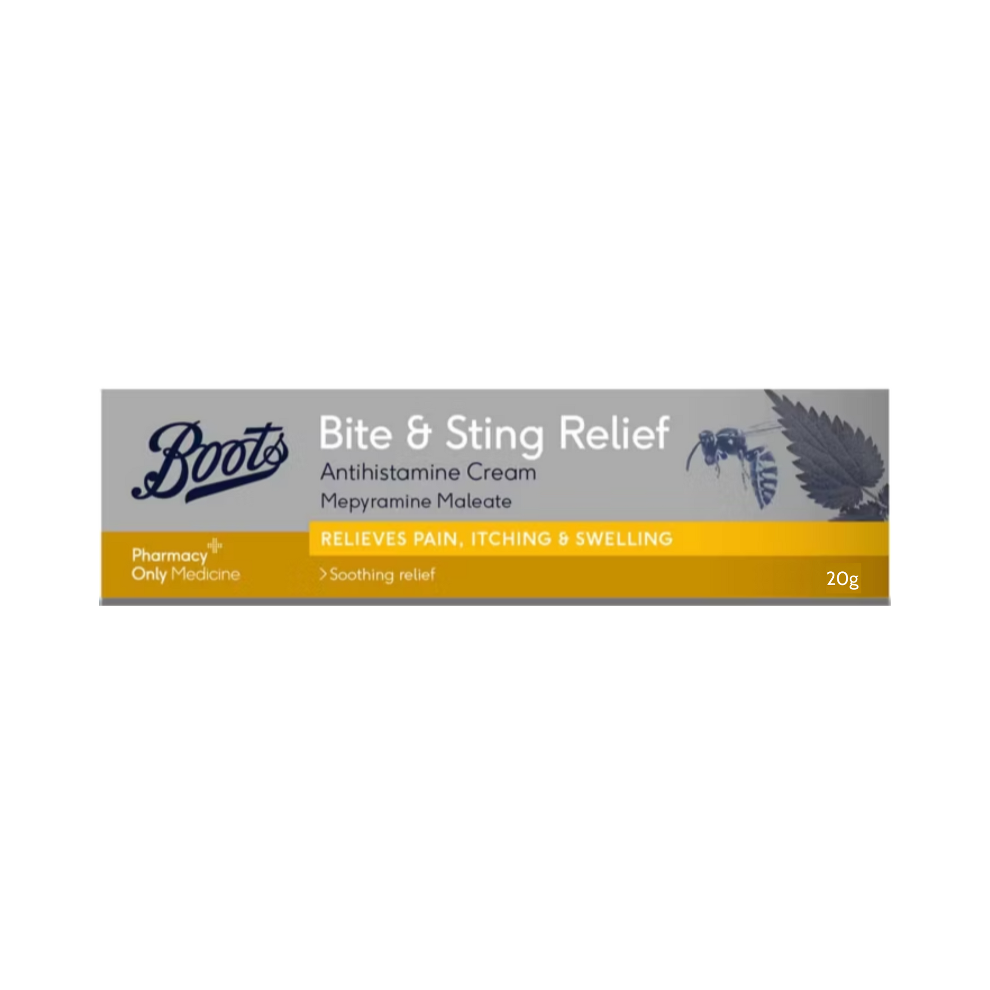 Boots Pharmaceutical Bite Sting Relief Cream pain Itching Swelling