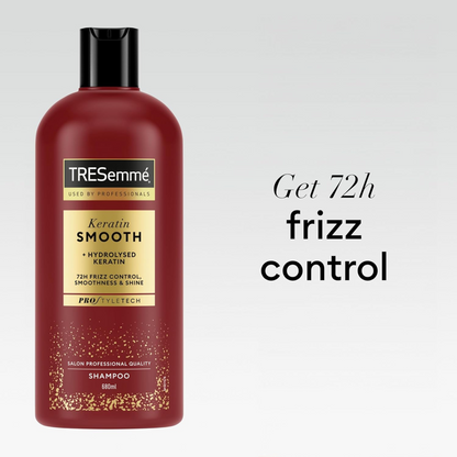 TRESemme Keratin Smooth Hair Shampoo For Frizz Control dry long Best fine health growth shine foreign dandruff genuine authentic import sculp low price BD Dhaka