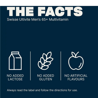 Swisse Ultivite Men's 65+ Multivitamin premium formula tablet healthy life bone heart eye relieve strong doctor Best imported Australian authentic low price bd