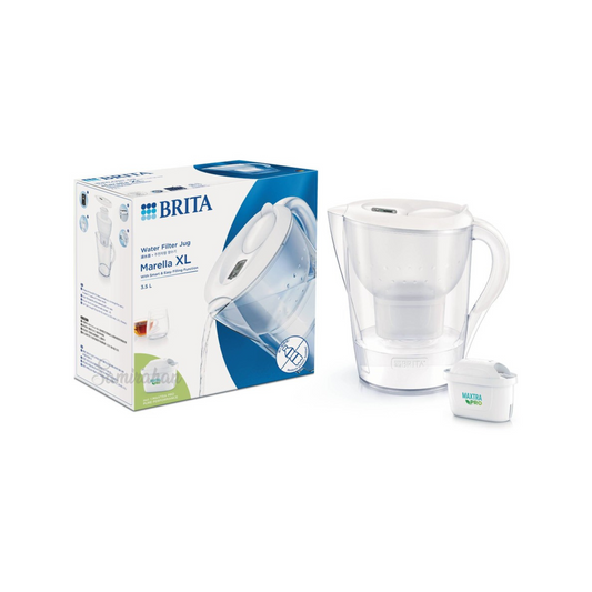 BRITA Marella 3.5L XL Water Filter Jug White Best imported foreign genuine authentic original Australian premium purifier healthy pure drinking safe price in BD