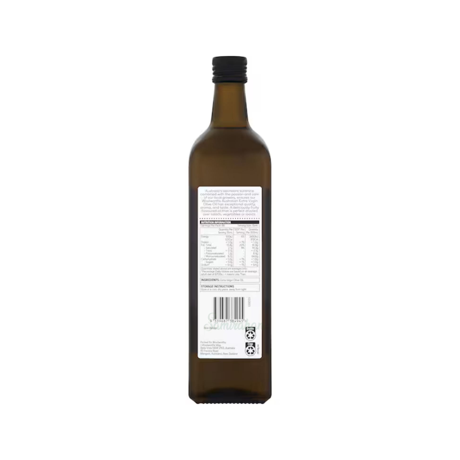 Woolworths Spanish 100% Extra Virgin Olive Oil Fruity used great butter baking Natural Omega3 Best imported foreign organic healthy premium brand low price BD