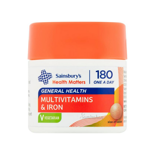 Sainsbury's General Health Multivitamins & Iron immune strong best new sale imported foreign genuine authentic original medicine UK moisturizer low price in bd