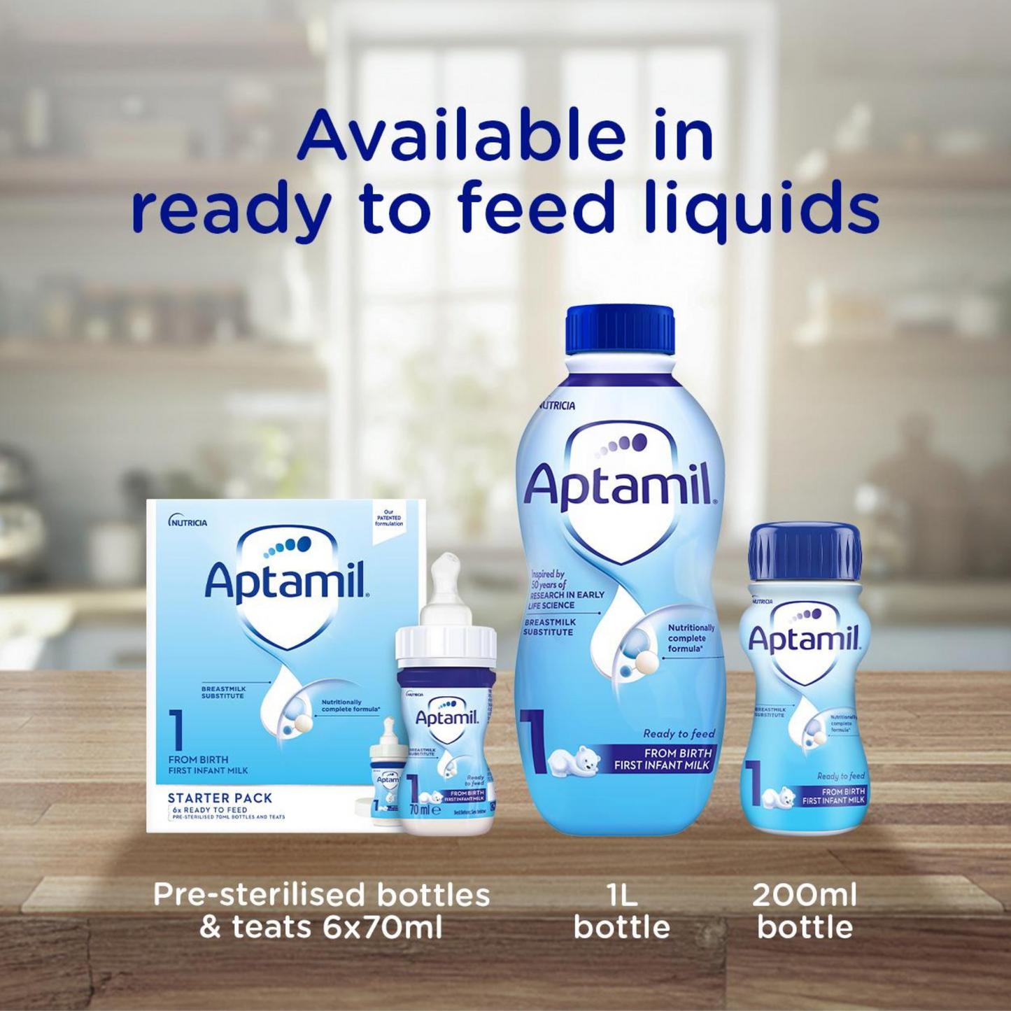 Aptamil Stage 1 First Infant Baby Milk Formula Powder Birth uk safe health feed food care cow original store Best shop Import foreign Premium low price in bd 
