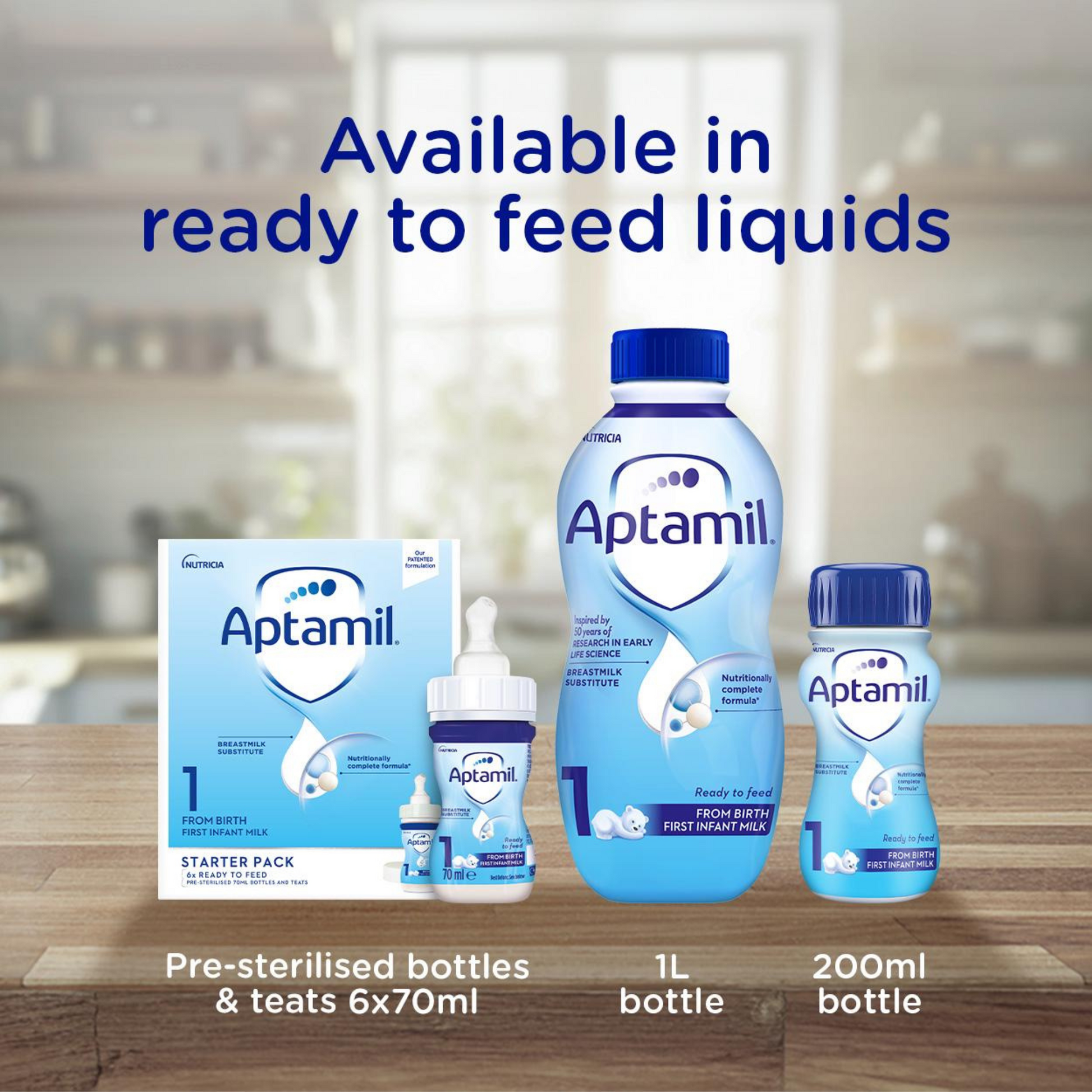 Aptamil Stage 1 First Infant Baby Milk Formula Powder Birth uk safe health feed food care cow original store Best shop Import foreign Premium low price in bd 