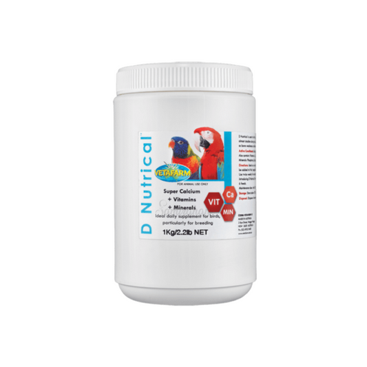 Vetafarm D’Nutrical Powder birds supplement Australia authentic breeding genuine super calcium vitamin mineral breeding premium brand online cheap price in BD 
