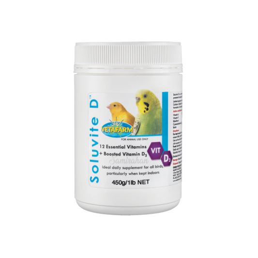 Vetafarm Soluvite D boosted birds supplement Australia authentic breeding genuine super calcium vitamin mineral breeding premium brand online cheap price in BD
