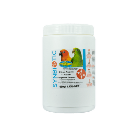 Vetafarm Synbiotic Avian Probiotic Prebiotic Digestive Bird Aid (Australia) 650g