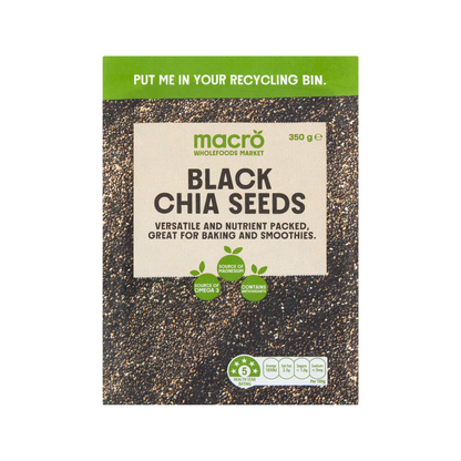 Macro Black Chia Seeds Protein Good quality delicious authentic Halal natural Best heart magnesium smoothies valo import healthy breakfast low price in bd Dhaka