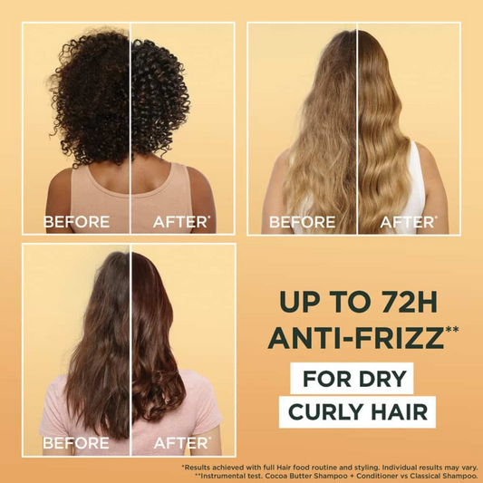Garnier Cocoa Butter Shampoo UK curly dry hair shine Best sculp import original Brand protect genuine damage dandruff care premium natural uk low price bd Dhaka