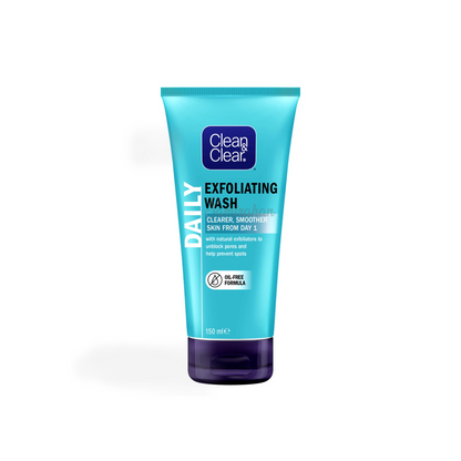 Clean & Clear Exfoliating Daily Wash Best imported authentic original brand USA British skincare Cleansers protect beauty acne dead skin face cheap price in BD 