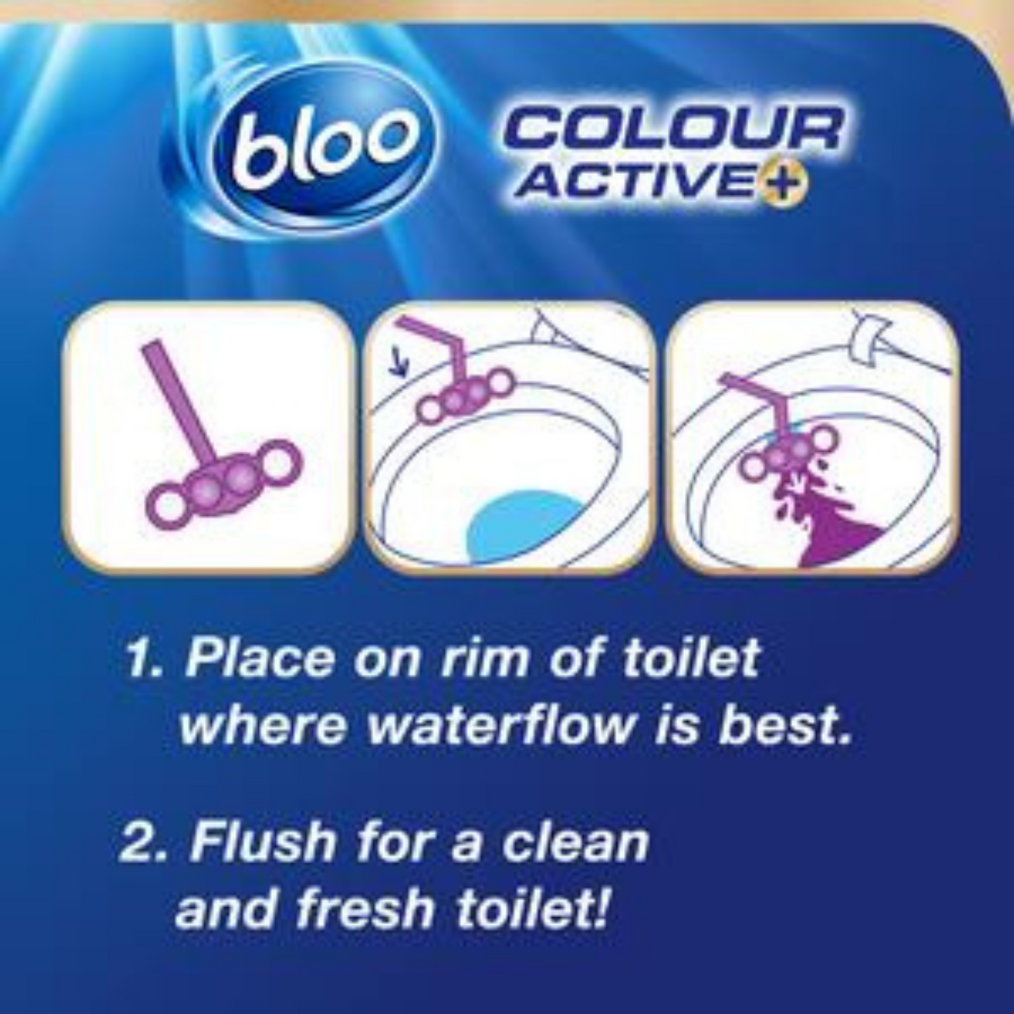 Bloo Colour Active Lavender rim block UK imported authentic genuine premium toilet cleaner fragrance Best imported washroom original brand low price in Dhaka