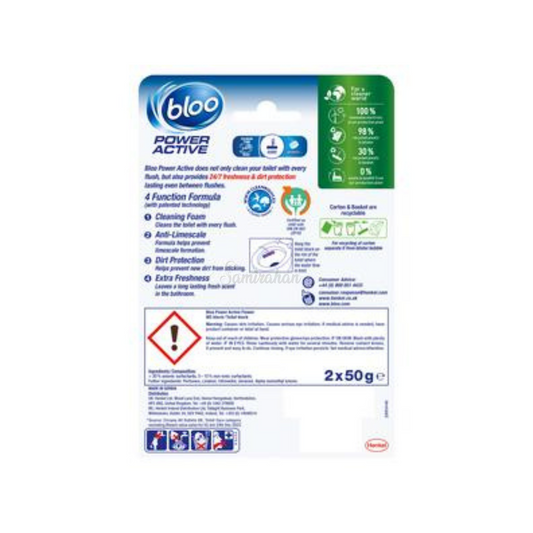 Bloo Power Active Flower Toilet Rim Block UK imported authentic genuine Actual premium toilet cleaner fragrance Best washroom original brand low price in Dhaka